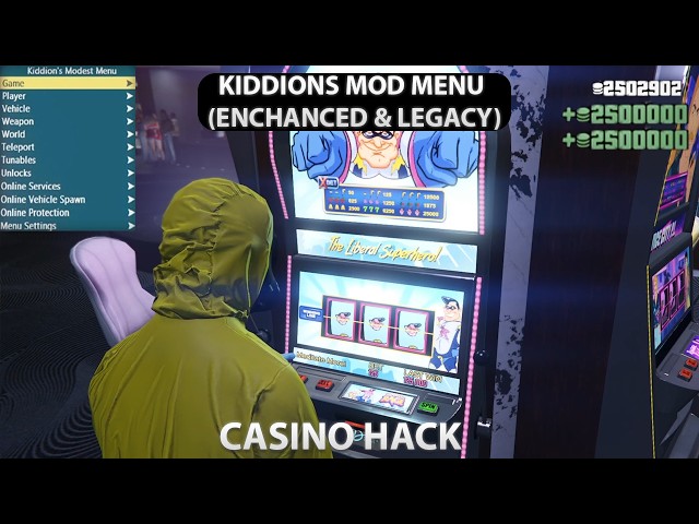 Menú de mods para GTA Online - Glitch del casino