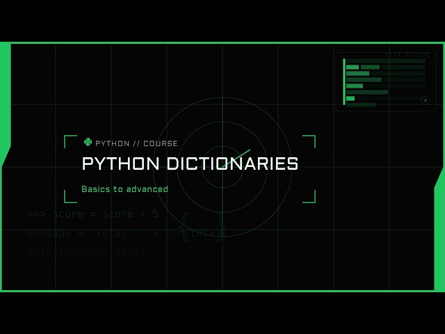 Python Basics #7 - Dictionaries: Basics to Advanced Usage