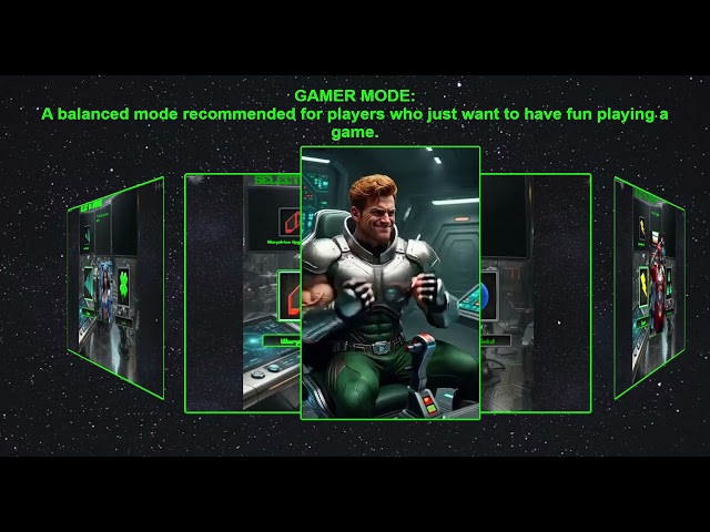 Galactic Sentinels has a CHUD. GAMER and DEI modes!