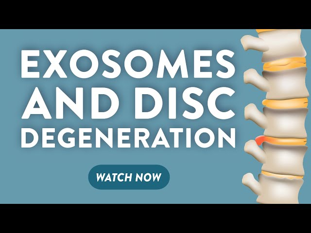 Exosomes and disc degeneration