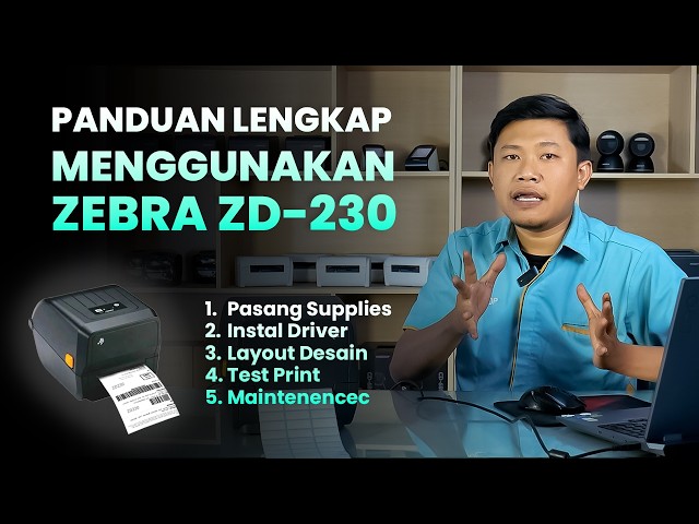 ZEBRA ZD-230 Barcode Printer | Complete Guide and Usage