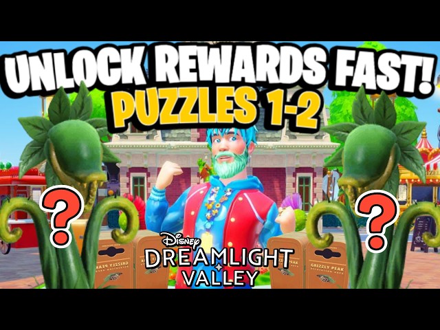 First 2 Puzzles SOLVED! Parks Floating Festival EVENT GUIDE | Dreamlight Valley