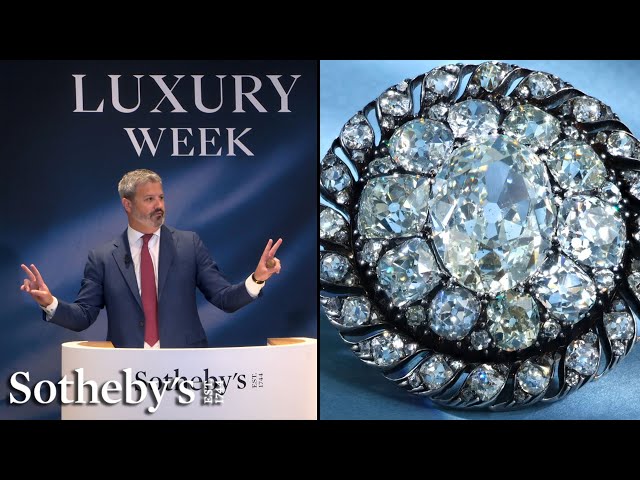 Napoleon's 200-Year-Old Diamond Brooch from Waterloo Auctions for 30X Estimate at Sotheby's