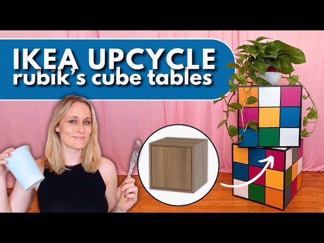Budget-Friendly Rubik's Cube Table DIY Using IKEA Furniture