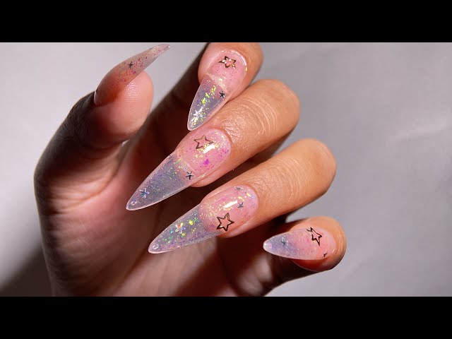 Adorable & Simple Nail Art for Beauties - LDS Aurora Top Coat #shorts #nailart #nails