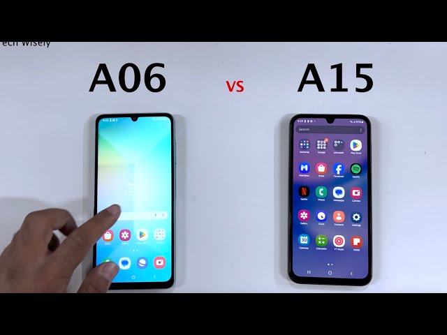 SAMSUNG A06 vs A15 - Speed Test