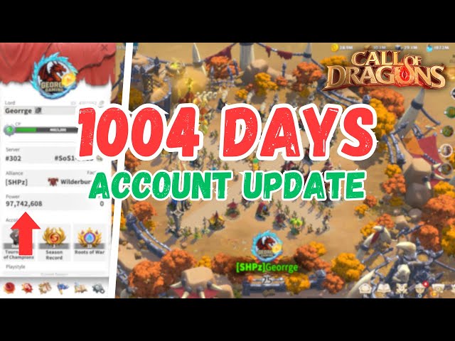 MY 1004 DAYS ARCHER MAIN ACCOUNT REVIEW CALL OF DRAGONS
