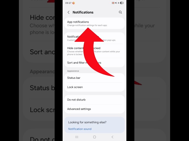 how to block all app notifications #settings #shorts