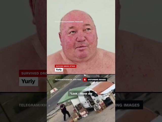 Russian drone attacks food vendor in Ukraine