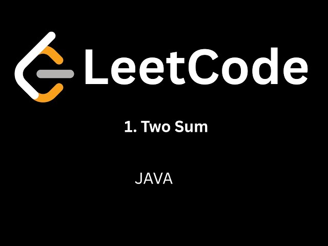 Leetcode 1: Two Sum | Java Solution | HashMap | Hindi