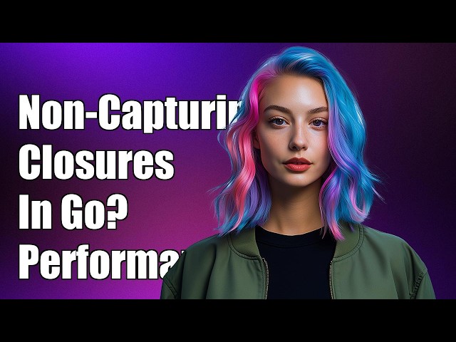 In Go, do non-capturing closures harm performance?