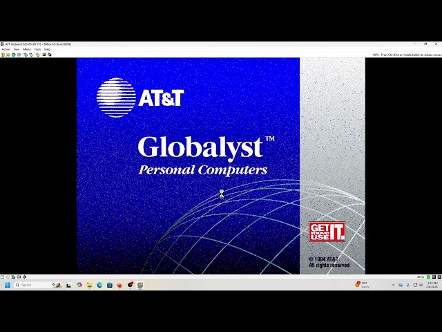 Howto : AT&T Globalyst PC Running Win95 on 86Box