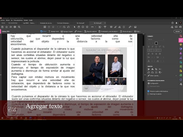 9- Agregar texto | Adobe Acrobat PRO 2024