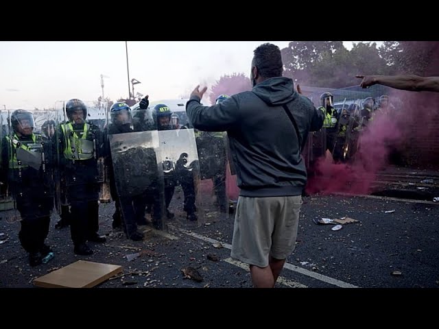 11 officers injured in Henry Nowak murder protests in the UK, police say