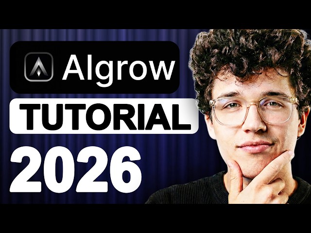 Algrow AI Tutorial For Beginners (Full Guide) - How To Use Algrow For Youtube