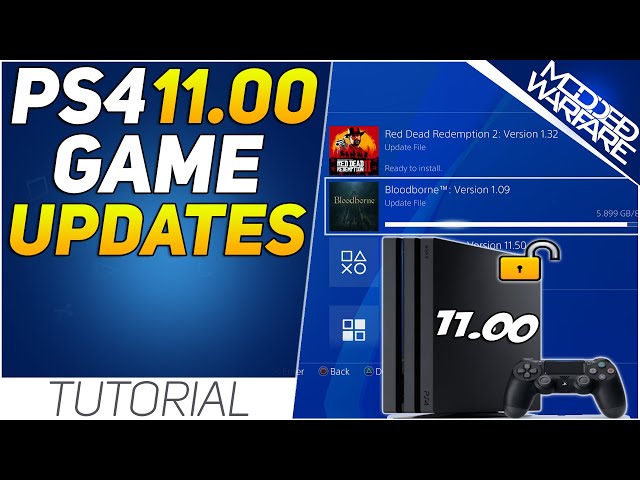 Installing PS4 Game Updates on 11.00 Jailbreak