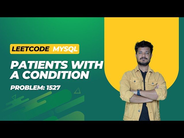 Patients With a Condition | LeetCode | MySQL