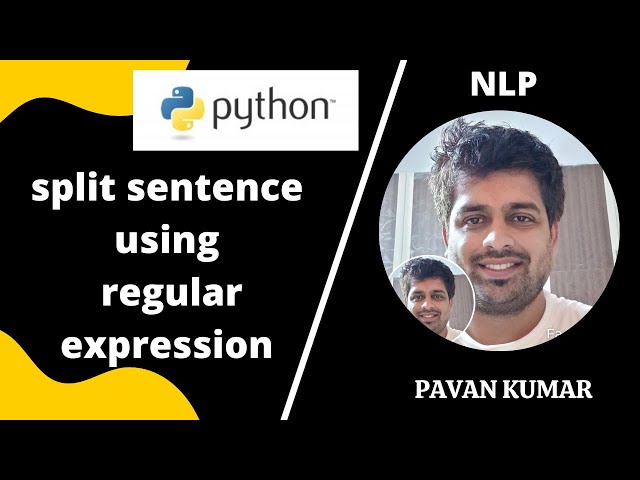 How to split sentence using regular expression | regular expression NLP