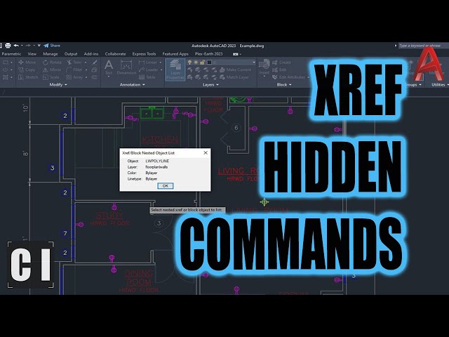 AutoCAD Hidden XREF Commands! Save Time With These External References Tricks