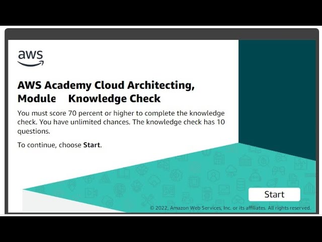 AWS SAA   Module 7   Knowledge Check   Anand K