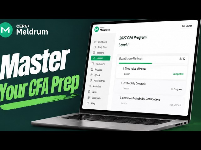 Explore Meldrum's CFA Study Packages: Choose the Right Package, Make a Plan, Earn Your CFA