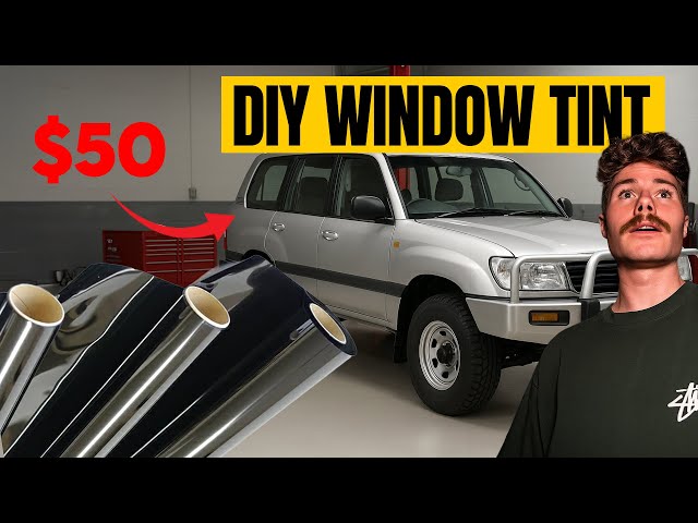 How to Tint Your Car WINDOWS for SUPER CHEAP (At Home DIY)