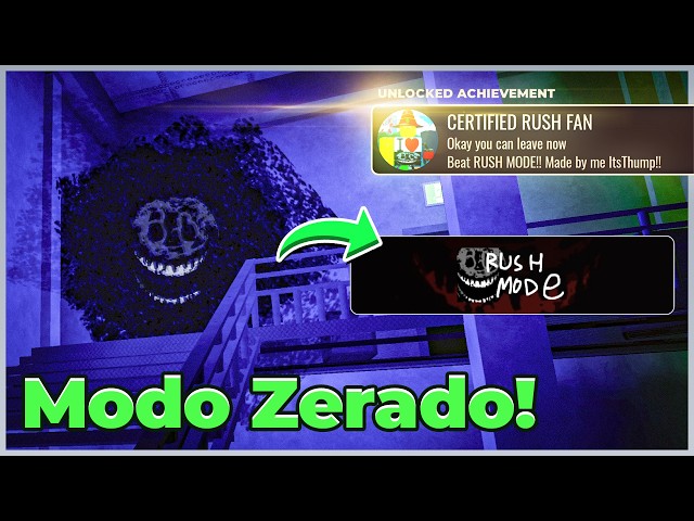 I beat the RUSH MODE in an INSANE way in DOORS 👁️ KKKKKKKK