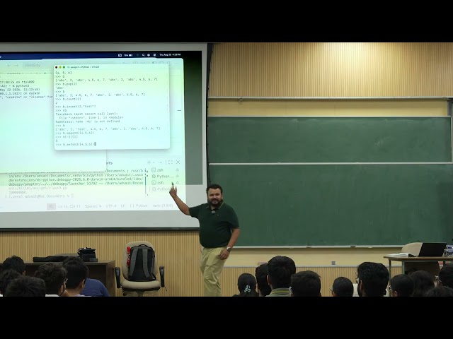 Introduction to programming Lecture 11, Autumn 2026 (Python lists, dictionaries and tuples)