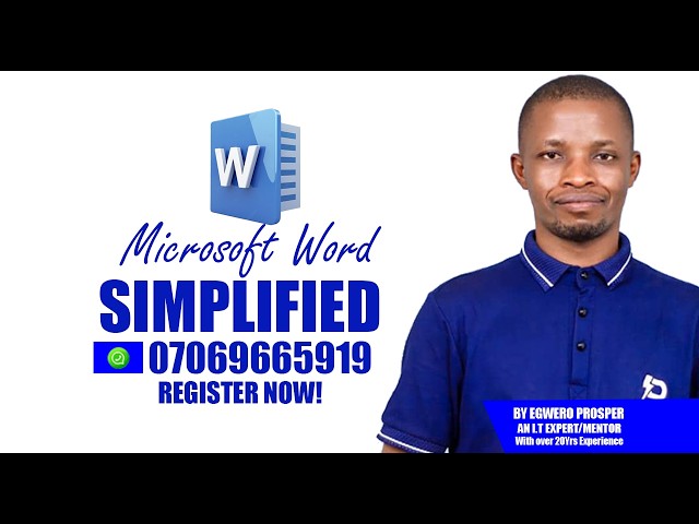 Microsoft Word Tutorial | Make Your Documents Look Professional