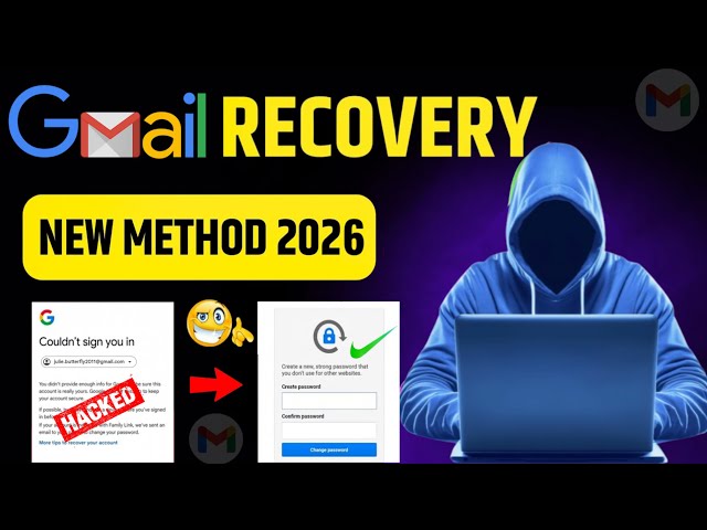 How To Recover Hacked Gmail Account without Phone Number And Recovery Email? 2026