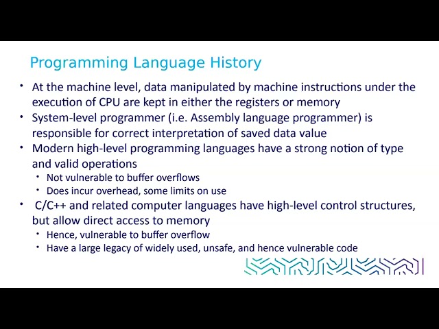 Lecture 10 - CS-471: Computer Security