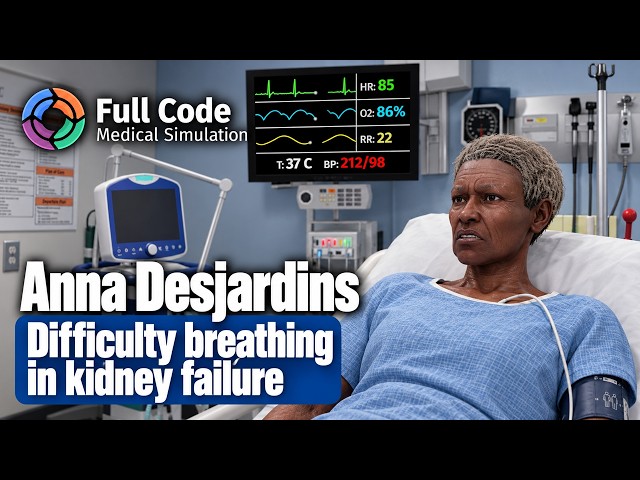 Full Code Medical Simulation #EM-14 🏥 - Difficulty breathing in kidney failure