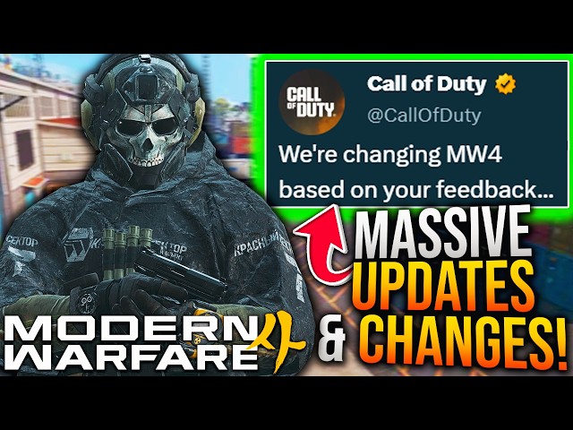 MODERN WARFARE 4 MAJOR UPDATE PATCH NOTES! (Aim Assist, TTK, Movement, & More)
