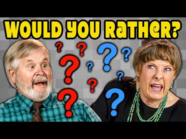WOULD YOU RATHER? (Elders React: Gaming)