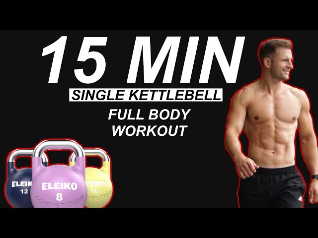 15 MIN: Single KETTLEBELL Workout (FULL BODY)!