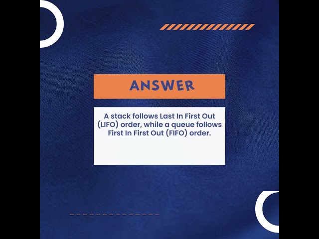 Java Collection Basic : Difference between stack and queue