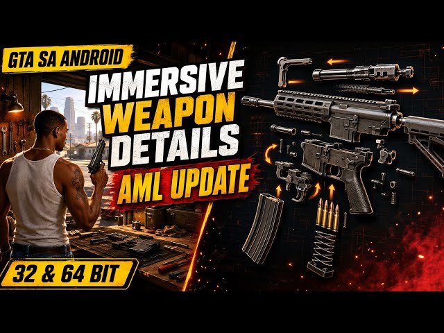 Plugin immersive Weapon Details Updated for GTA SA AML 