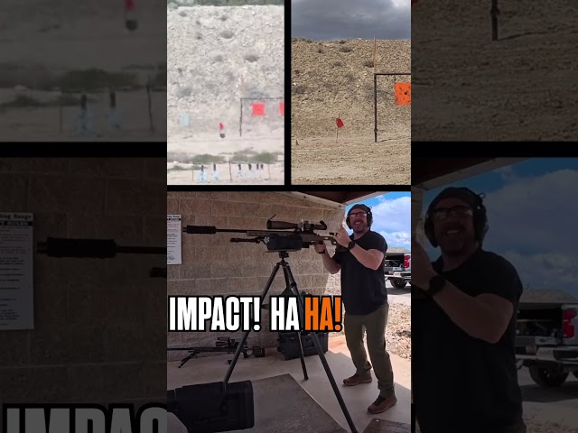 Student Hits 1,000 Yard Milk Jug From a Tripod 🎯