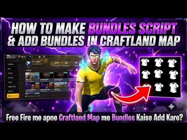 How to Create Bundle Script in Free Fire Craftland | Easy Tutorial (2026) #freefire #craftland