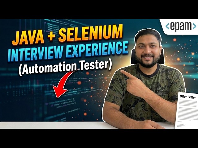 Java Automation Tester Interview Experience 🔥 19 LPA+ | Real Questions & Answers | 5+ Years Experien