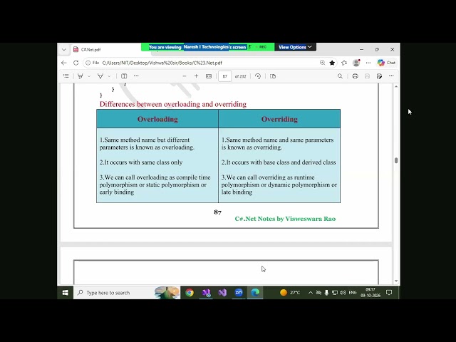 C# Basics -- Variable's(Local , Instance )