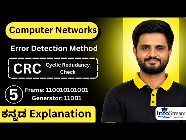 CRC : Cyclic Redundancy Check , part 5  | Computer Networks