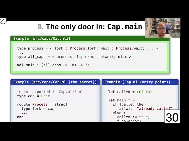 A Capability Type System for OCaml (OCaml workshop 2026)