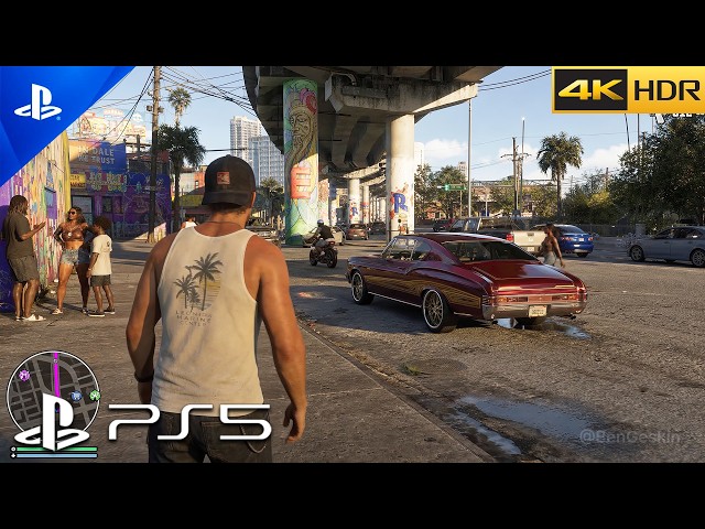 (PS5) GTA VI Gameplay Concept | ULTRA Realistic Graphics Gameplay [4K 60FPS HDR]