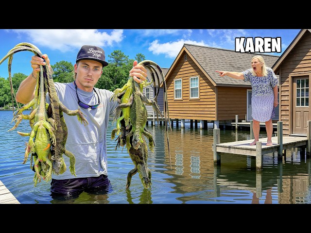 Hunting down Iguanas (angry Karen)