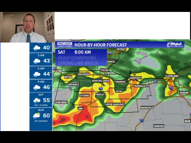 What to expect this weekend | Saturday rain and thunderstorms