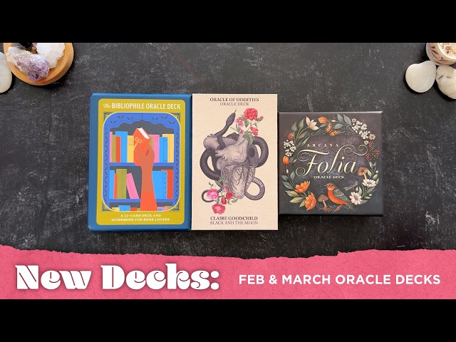 Oracle Deck Haul: Bibliophile Oracle, Oracle of Oddities and Arcana Folia