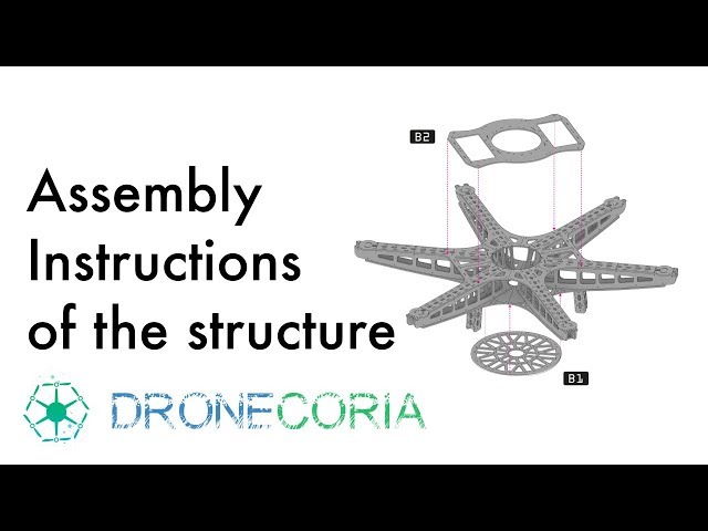 Frame Assembly Tutorial of a SOWING DRONE