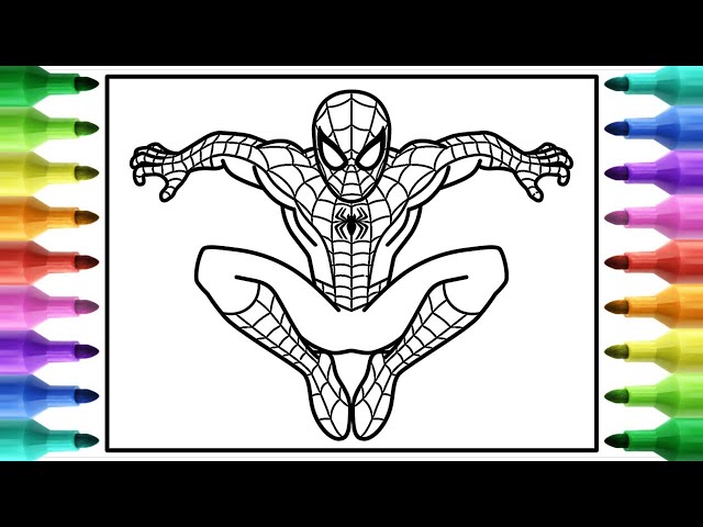 Coloring Classic Spider-Man Costume