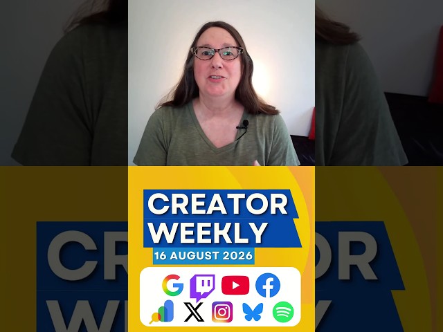 Creator Weekly: YouTube Partner Program eligibility, Twitch AI training, Facebook Creator Studio